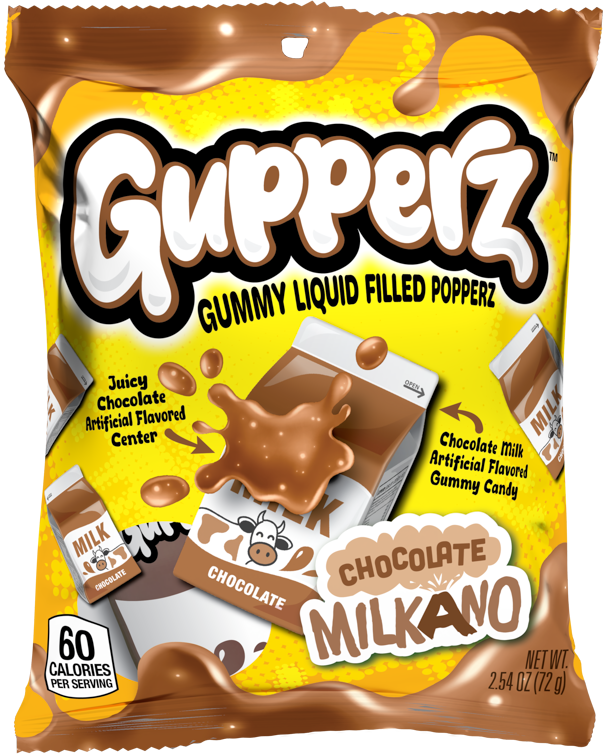 Gupperz Chocolate Milkano 2.54oz (Box Of 12 Bags)